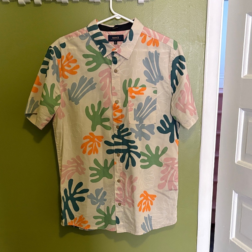 Roark Multicolor Abstract Print Casual Shirt